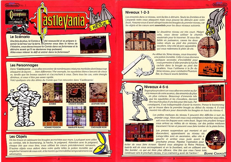 [REVUE DE PRESSE] Castlevania sur NES et Amiga